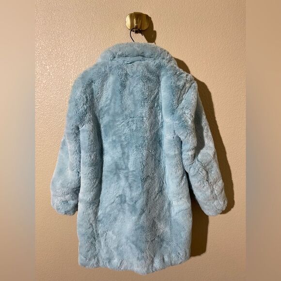 Apparis Sky Blue Teddy Jacket - Picture 3 of 7